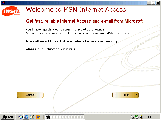 I DON'T WANT MSN!